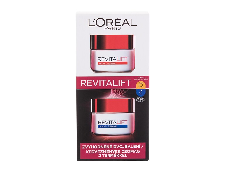 Tagescreme L'Oréal Paris Revitalift Duo Set 50 ml Beschädigte Schachtel Sets