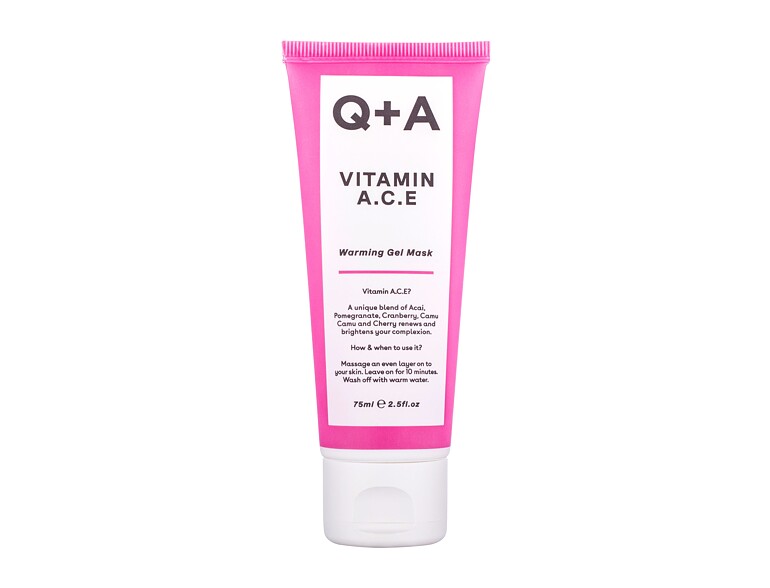 Gesichtsmaske Q+A Vitamin A.C.E Warming Gel Mask 75 ml Beschädigte Schachtel
