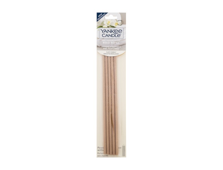 Spray d'intérieur et diffuseur Yankee Candle Fluffy Towels Pre-Fragranced Reed Refill 5 St.