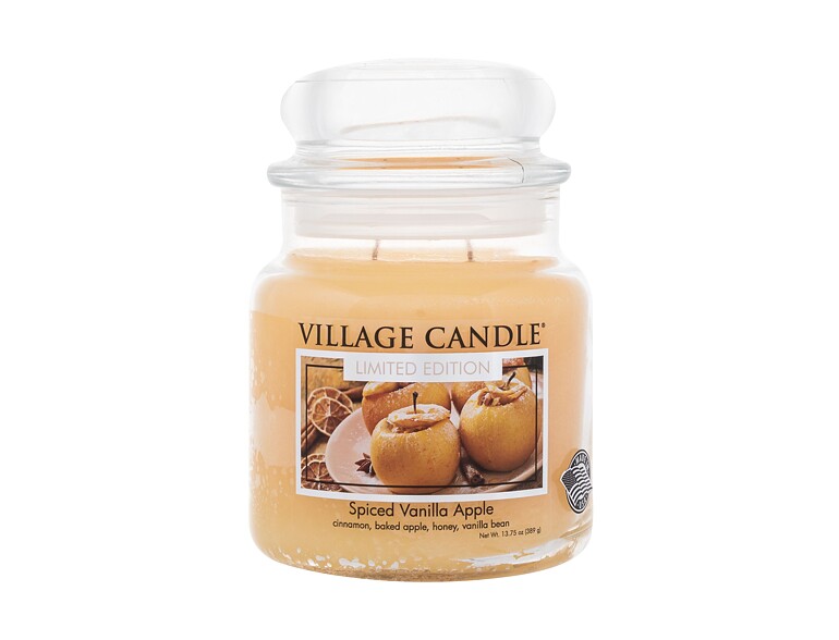 Candela profumata Village Candle Spiced Vanilla Apple Limited Edition 389 g