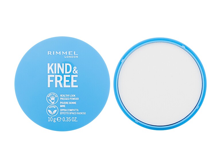 Puder Rimmel London Kind & Free Healthy Look Pressed Powder 10 g 01 Translucent