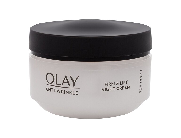 Crème de nuit Olay Anti-Wrinkle Firm & Lift Night Cream 50 ml boîte endommagée
