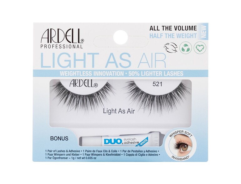 Faux cils Ardell Light As Air 521 1 St. Black