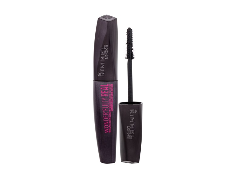 Mascara Rimmel London Wonder´Fully Real With Keratin 11 ml 003 Extreme Black