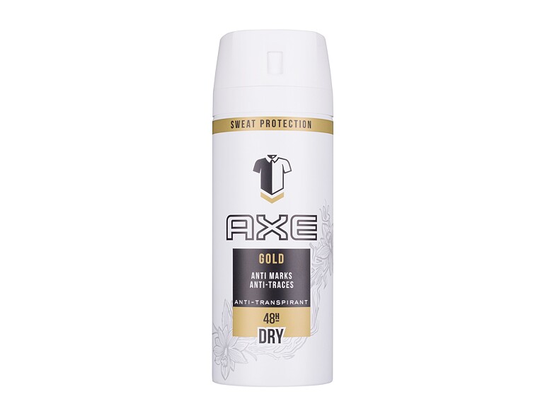 Antiperspirant Axe Gold 48H 150 ml Beschädigtes Flakon