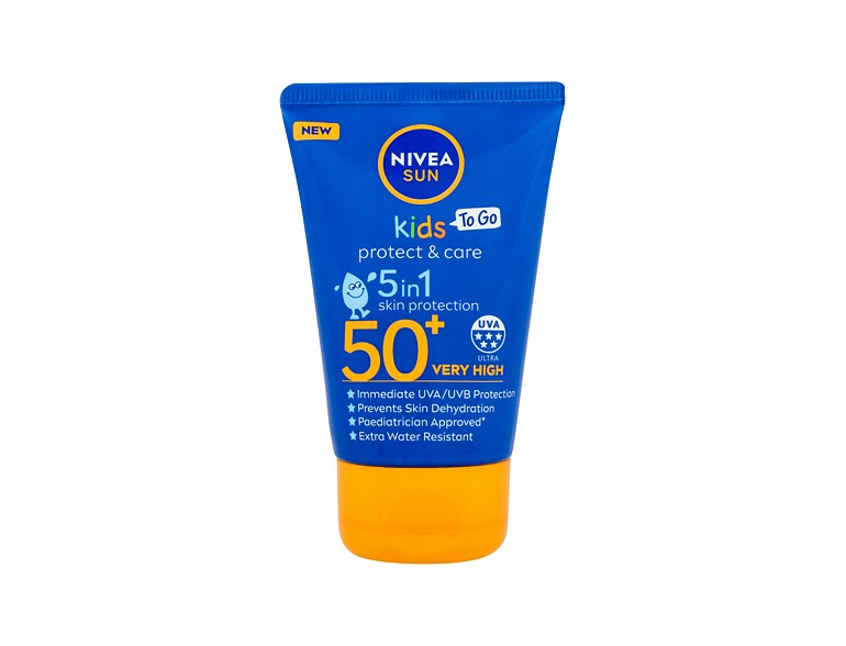 Protezione solare corpo Nivea Sun Kids Protect & Care Sun Lotion 5 in 1 SPF50+ 50 ml
