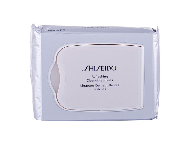 Lingettes nettoyantes Shiseido Refreshing Cleansing Sheets 30 St. boîte endommagée