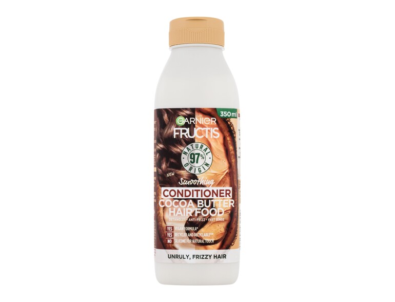 Conditioner Garnier Fructis Hair Food Cocoa Butter Smoothing Conditioner 350 ml Beschädigtes Flakon