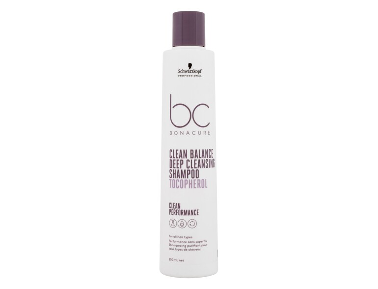 Shampoo Schwarzkopf Professional BC Bonacure Clean Balance Tocopherol Shampoo 250 ml