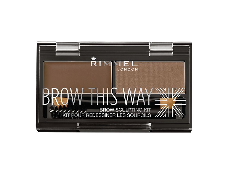 Augenbrauensets Rimmel London Brow This Way 2,4 g 002 Medium Brown