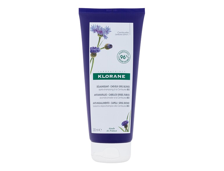  Après-shampooing Klorane Organic Centaury Anti-Yellowing 200 ml