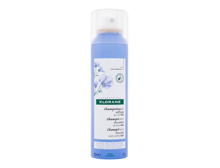 Shampooing sec Klorane Organic Flax Volume 150 ml