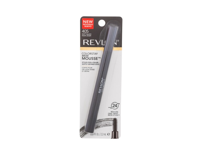 Augenbrauen-Mascara Revlon Colorstay Brow Mousse 2,2 ml 405 Soft Black