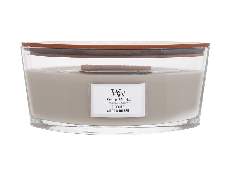 Bougie parfumée WoodWick Fireside 453,6 g emballage endommagé