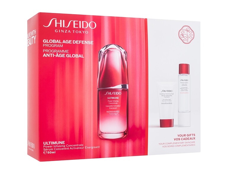 Sérum visage Shiseido Ultimune Global Age Defense Program 50 ml Sets