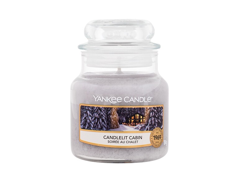 Candela profumata Yankee Candle Candlelit Cabin 104 g