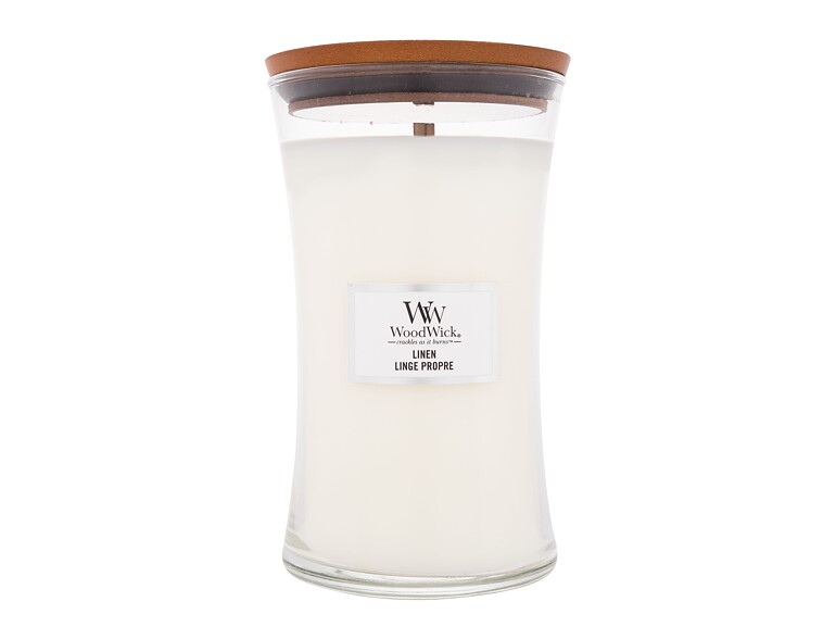 Duftkerze WoodWick Linen 610 g