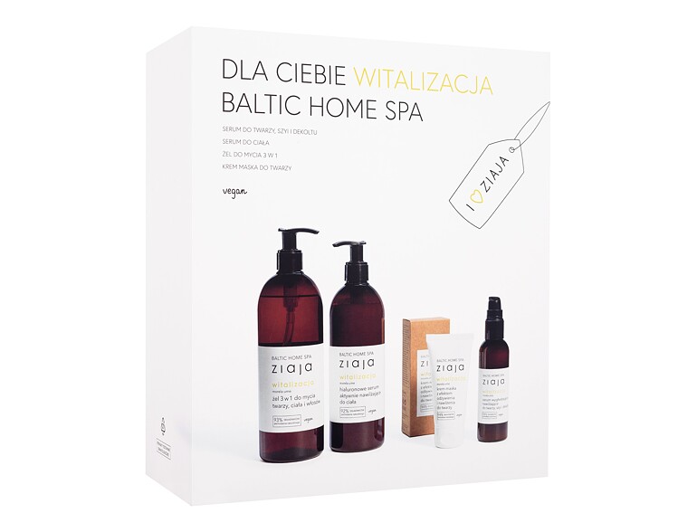 Doccia gel Ziaja Baltic Home Spa Vitality 400 ml scatola danneggiata Sets