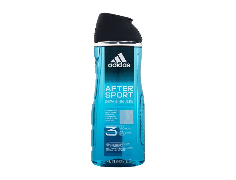 Duschgel Adidas After Sport Shower Gel 3-In-1 400 ml