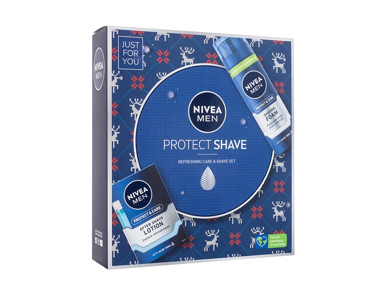 Lotion après-rasage Nivea Men Protect Shave 100 ml boîte endommagée Sets
