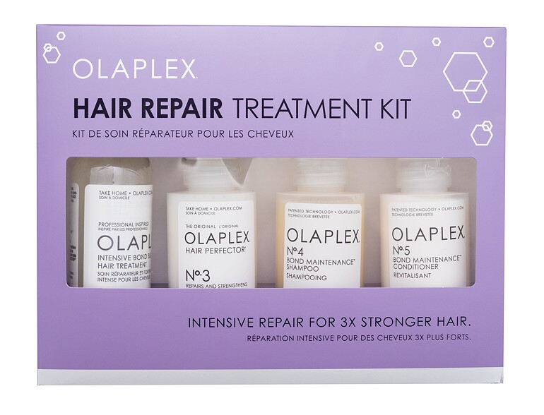 Sieri e trattamenti per capelli Olaplex Hair Repair Treatment Kit 155 ml scatola danneggiata Sets