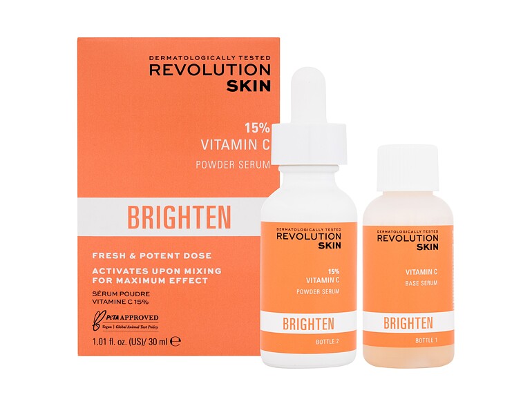 Gesichtsserum Revolution Skincare Brighten 15% Vitamin C Powder Serum 30 ml