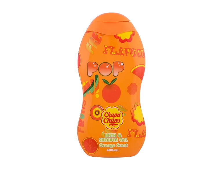 Duschgel Chupa Chups Bath & Shower Orange Scent 400 ml Beschädigte Verpackung