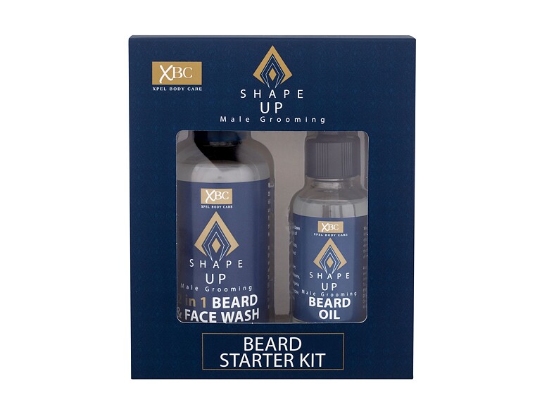 Reinigungsgel Xpel Shape Up Beard Starter Kit 100 ml Beschädigte Schachtel Sets