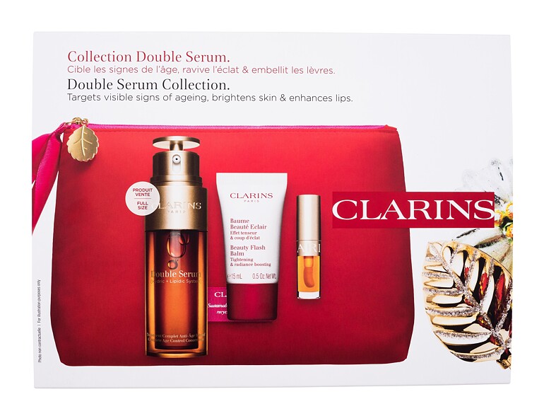 Gesichtsserum Clarins Double Serum Collection 50 ml Beschädigte Schachtel Sets