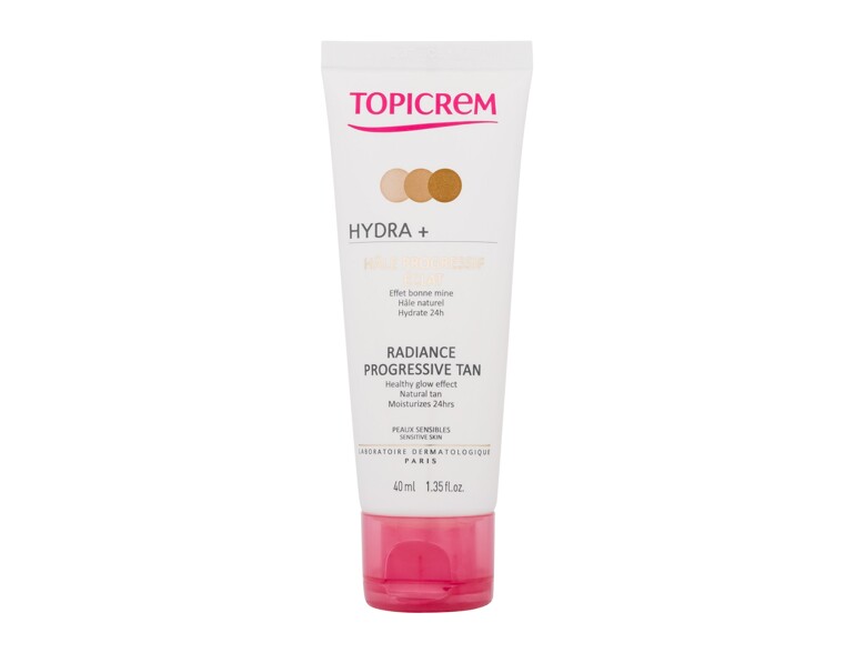 Tagescreme Topicrem HYDRA+ Radiance Progressive Tan 40 ml