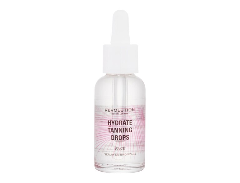 Selbstbräuner Makeup Revolution London Hydrate Tanning Drops Face 30 ml Beschädigte Schachtel