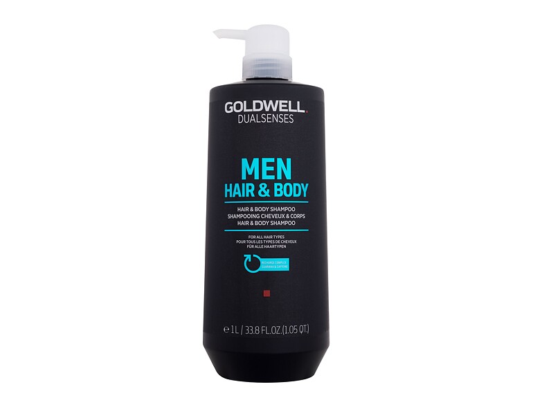 Shampooing Goldwell Dualsenses Men Hair & Body 1000 ml