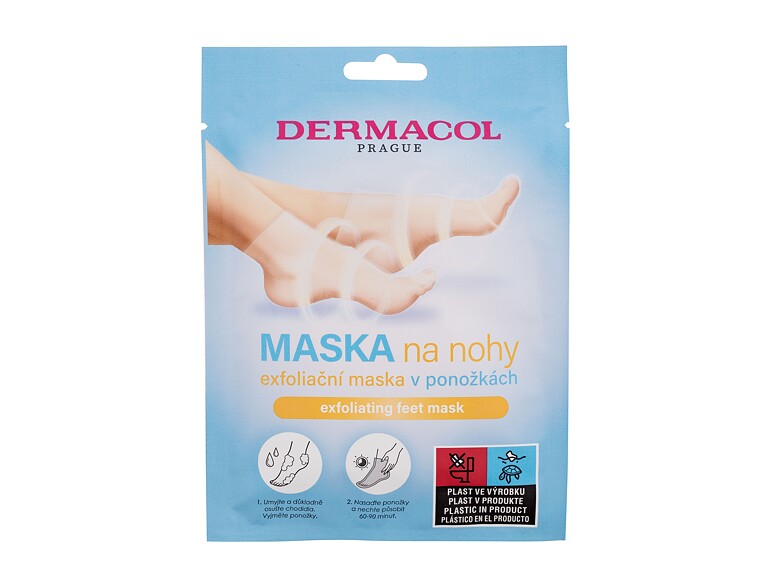 Maschera per piedi Dermacol Feet Mask Exfoliating 2x15 ml