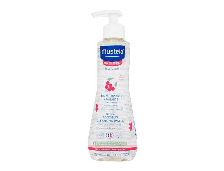 Acqua detergente e tonico Mustela Bébé Soothing Cleansing Water No-Rinse 300 ml