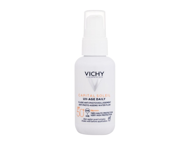 Sonnenschutz fürs Gesicht Vichy Capital Soleil UV-Age Daily Anti Photo-Ageing Water Fluid SPF50+ 40 ml