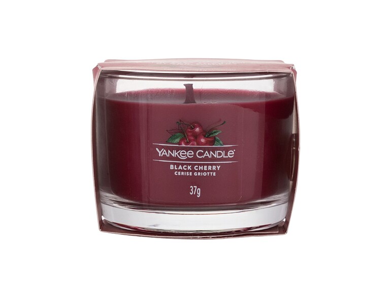 Duftkerze Yankee Candle Black Cherry 37 g Beschädigte Verpackung