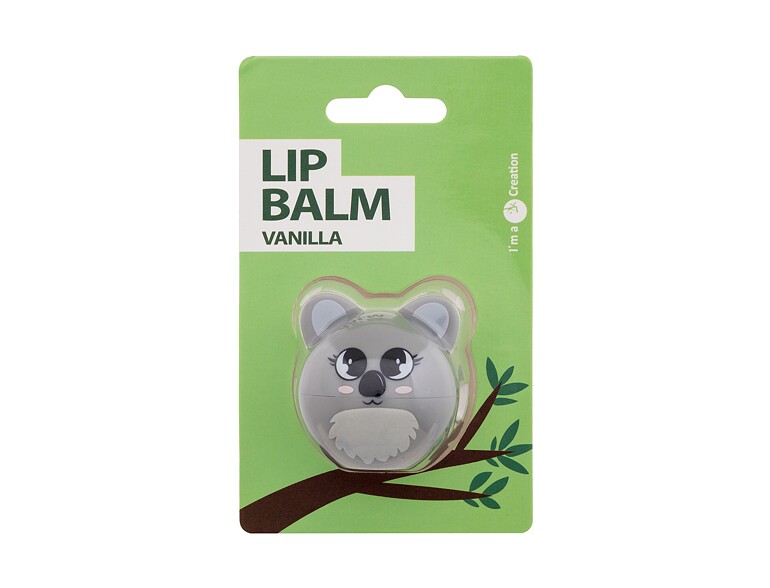 Lippenbalsam 2K Cute Animals Lip Balm Vanilla 6 g Beschädigte Verpackung