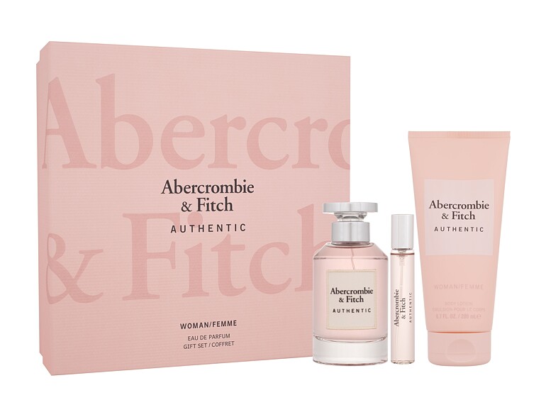 Eau de Parfum Abercrombie & Fitch Authentic 100 ml Beschädigte Schachtel Sets
