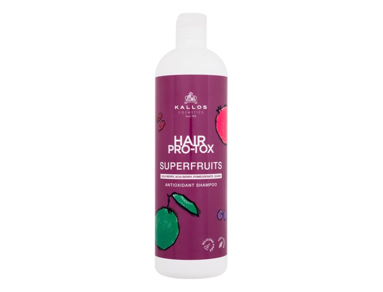Shampoo Kallos Cosmetics Hair Pro-Tox Superfruits Antioxidant Shampoo 500 ml