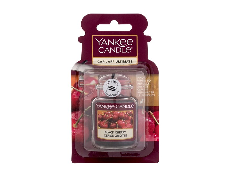 Deodorante per auto Yankee Candle Black Cherry Car Jar 1 St. confezione danneggiata