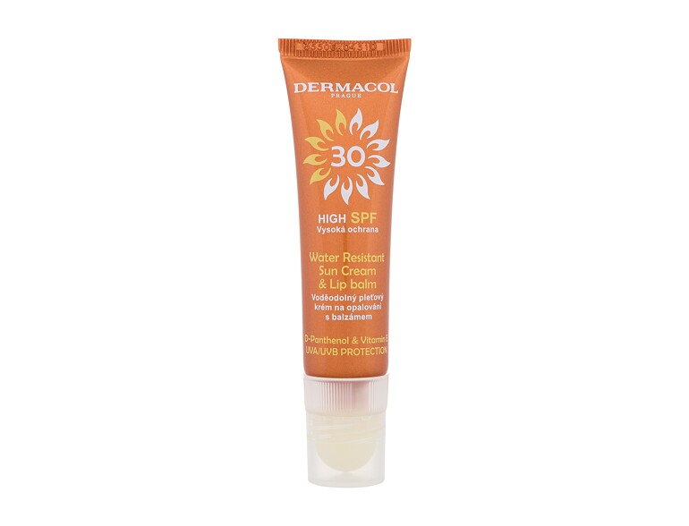 Sonnenschutz fürs Gesicht Dermacol Sun Water Resistant Cream & Lip Balm SPF30 30 ml Beschädigte Schachtel
