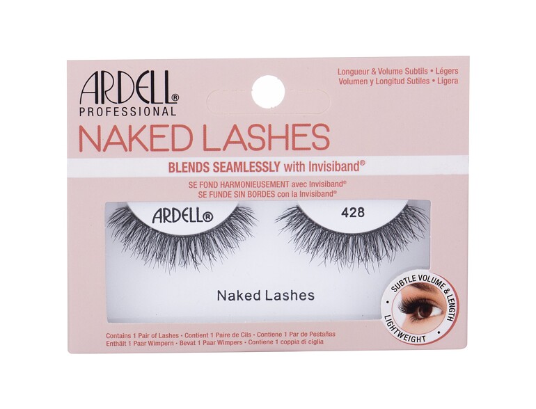 Falsche Wimpern Ardell Naked Lashes 428 1 St. Black Beschädigte Schachtel