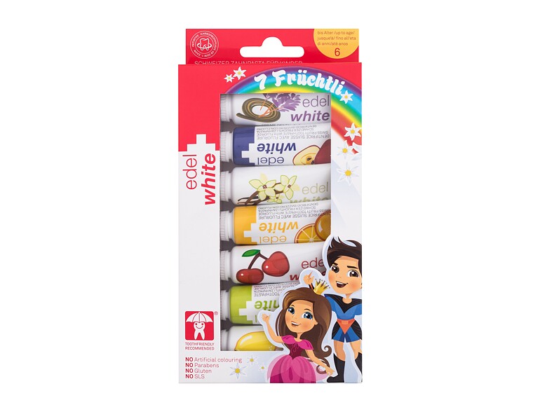 Zahnpasta  Edel+White Fruity Toothpaste 1 St. Beschädigte Schachtel