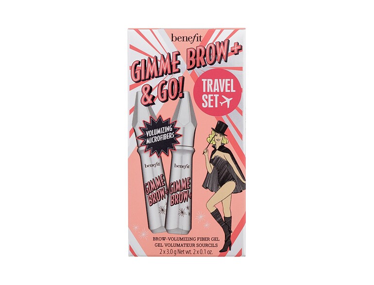 Gel e pomate per sopracciglia Benefit Gimme Brow+ Brow-Volumizing Duo 2x3 g 3 Neutral Light Brown