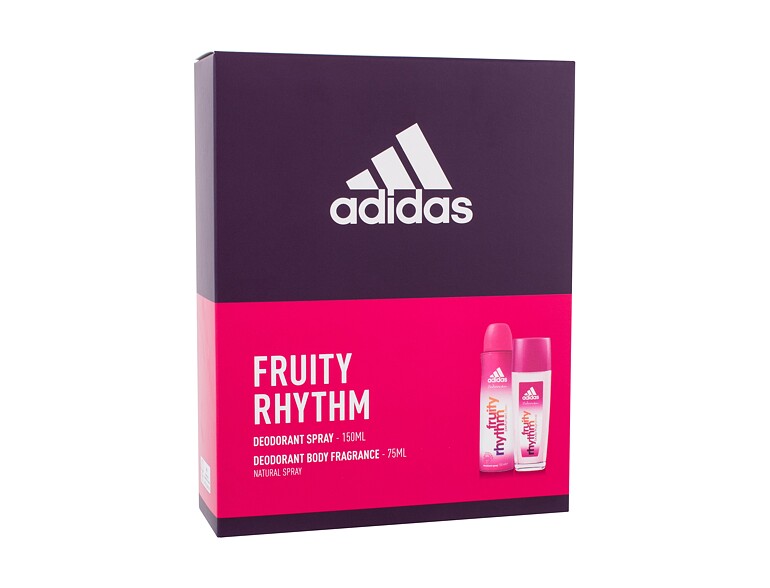 Déodorant Adidas Fruity Rhythm For Women 75 ml boîte endommagée Sets
