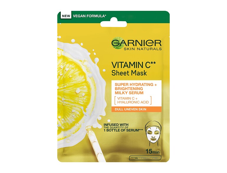 Gesichtsmaske Garnier Skin Naturals Vitamin C Sheet Mask 1 St.