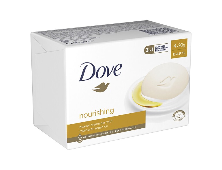 Sapone Dove Nourishing Beauty Cream Bar 4x90 g
