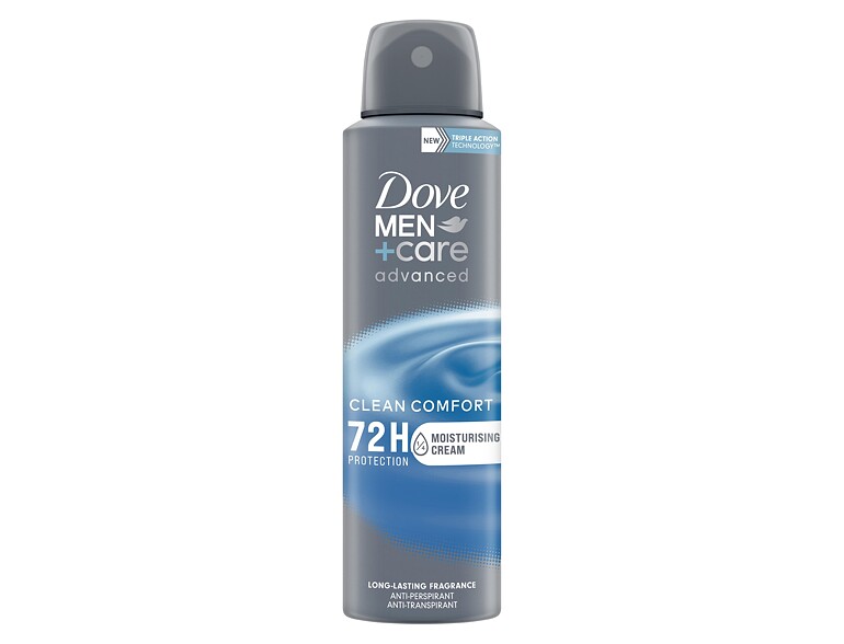 Antitraspirante Dove Men + Care Advanced Clean Comfort 72h 150 ml