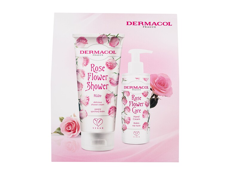 Crème de douche Dermacol Rose Flower 200 ml Sets