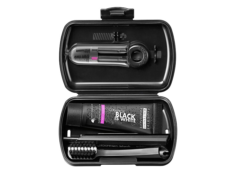 Zahnbürste Curaprox Black Is White Travel Set 1 St.
